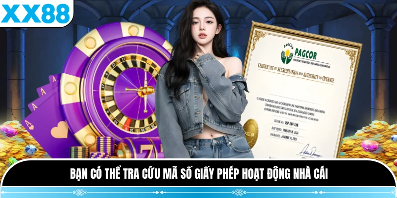 Bạn có thể tra cứu mã số giấy phép hoạt động nhà cái
